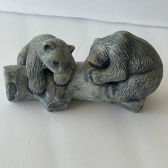 Glacial Ice Age Sculpture Crafted by Hand ACE Alaska, Whimsical Bears W… - Picture 3 of 9